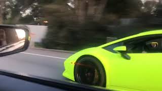 2019 Cadillac CTSV vs Lamborghini Huracan [upl. by Madge691]