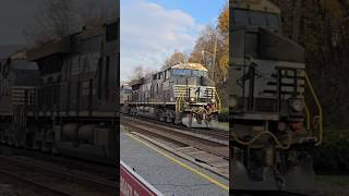 Norfolk Southern 3613 leads an intermodal at Lewistown PA 11202024 [upl. by Dekeles]