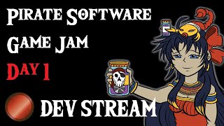 Dev Stream  Pirate Software Game Jam Ideas Planning GDD [upl. by Mehitable152]