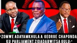 A George Chaponda kudzudzula Boma mosanyengelera komanso mopanda mantha [upl. by Danieu]