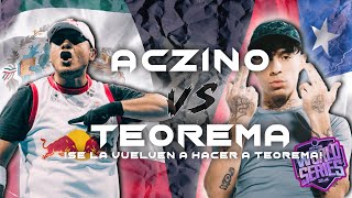 SE LA HACEN A TEOREMA QUIEREN A ACZINO CAMPEÓN  Reacción Aczino vs Teorema  FMS WORLD SER [upl. by Assirat]