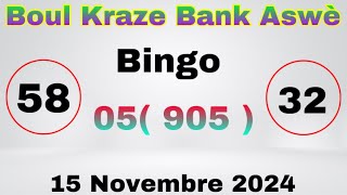 Boul Cho Kraze Bank Aswè 15 Novembre Ak Tout Maryaj Bingo  05  905 [upl. by Dorweiler]