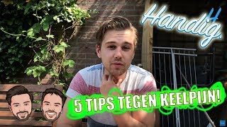 Met deze 5 tips ben jij ZO van je keelpijn af 🔥  HANDIG [upl. by Magee]