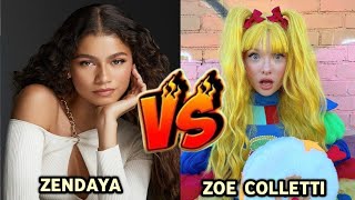 ZENDAYA VS ZOE COLLETTI Natural Transformation From Baby to Now 2024 [upl. by Sakram181]