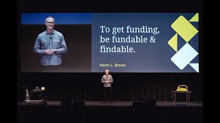 To get funding be fundable and findable — Kevin L Brown — NIO Summit 2024 [upl. by Wilburn]