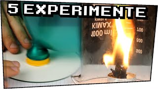 5 EXPERIMENTE zum NACHMACHEN  Heimexperimente 68 [upl. by Land]