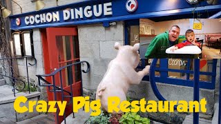 The Crazy Pig Restaurant  Le Cochon Dingue [upl. by Ridgley]