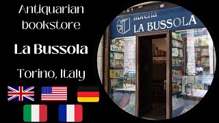 Antiquarian bookstores  Librerie di seconda mano  Antiquariate  Ep 02  La Bussola Torino IT [upl. by Ogires]