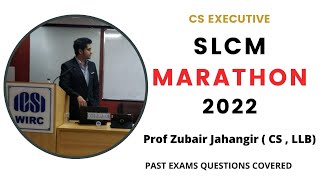 SLCM MARATHON  Securities Law amp Capital Market  CS Executive  English  Prof Zubair Jahangir [upl. by Quentin]