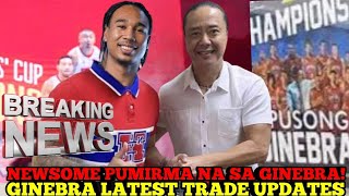 BRGY GINEBRA PINAPIRMA NA SI CHRIS NEWSOME  BRGY GINEBRA LATEST TRADE UPDATES FOR PBA 48TH SEASON [upl. by Laira697]