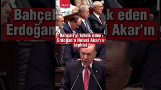 Erdoğan konuşurken Hulusi Akarın düşünceli bakışları gündem oldu bahçeli demparti [upl. by Adnohsad]