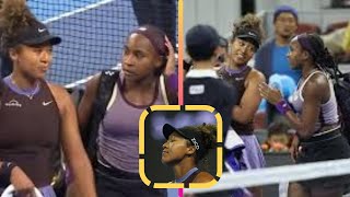 Coco Gauff performs touching gesture as Naomi Osaka retires injured in China Open clash [upl. by Yecak]