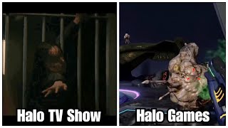 The Flood in the Halo TV Show vs Halo Games [upl. by Enylhsa]