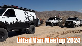 Lifted Van Meet 2024 Adventure Vans Unite Action Van Susp Weldtec Advanced 4x4 amp AJs 4x4 Vans [upl. by Reggi443]