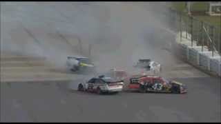 2012 NNS Aarons 312  Big One  Eric McClure HARD CRASH [upl. by Berni]