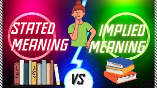 Stated and Implied Meanings in Communication [upl. by Nayra]