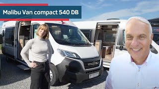 Malibu Van First Class Two Rooms 640 LE RB 🤩 Mit German Television [upl. by Burkle]