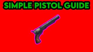 ARK SURVIVAL ASCENDED SIMPLE PISTOL GUIDE [upl. by Magulac]