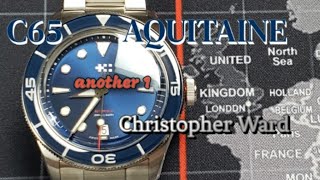 Christopher Ward C65 Aquitaine  Its Mine 😁  Old School BoxSapphire Crystal [upl. by Ethan424]