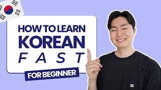 How To Learn Korean Fast [upl. by Ahsenik]