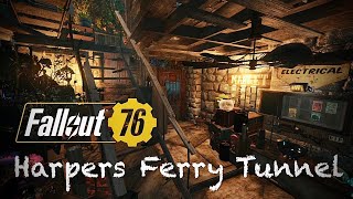 FALLOUt 76 immersive CAMP I Harpers Ferry Tunnel I Adventure Mode [upl. by Akimahs]