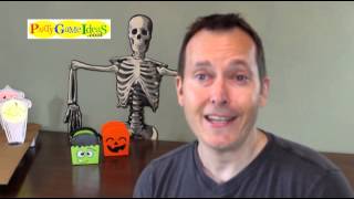 Dollar Store Halloween Party Game Challenge [upl. by Karlow713]