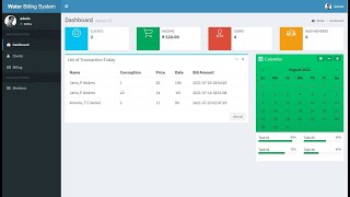 Water Billing System in PHP MySQL with Source Code [upl. by Paugh]