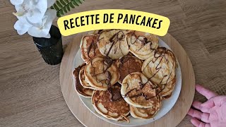 Recette des pancakes moelleux [upl. by Idelson]