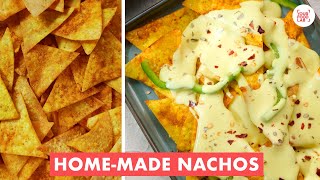 Homemade Nachos  Loaded Nachos  Nachos with Cheesy Sauce  होम मेड़ नाचोज़  Chef Sanjyot Keer [upl. by Heimer]