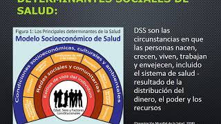 DETERMINANTES SOCIALES DE LA SALUD EN COLOMBIA [upl. by Norit502]