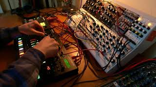 Eurorack  Drum Machine Techno Jam  23032024 [upl. by Eiramait]