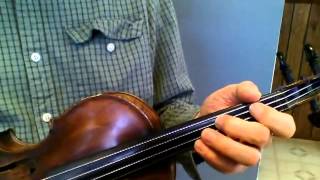 Fiddle Lessons by Randy Beginner Tune 1 The SCALE [upl. by Odlabso88]