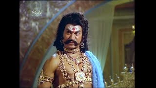 DrRajkumar Nostalgic Powerful Dialogue Scene  Bhaktha Prahlada Kannada Movie Best Scene [upl. by Cristobal]