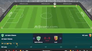 ASSE  RC Lens live broadcast 🔴 with detailed visual and text effects 2024 [upl. by Ardnuaed]