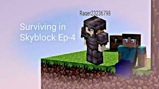 Surviving in Skyblock Ep4 but with my friend [upl. by Debby541]