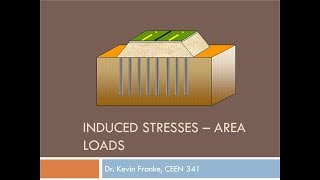 CEEN 341  Lecture 14  Induced Stresses Beneath Area Loads [upl. by Diao]