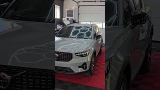 Volvo xc40 Zabezpieczenie folią automobileppf oraz woskiem swissvax Viking waxing details [upl. by Hctub]