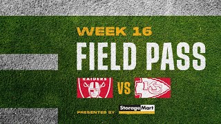 Kansas City Chiefs vs Las Vegas Raiders Week 16 Preview  Field Pass [upl. by Agni]