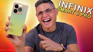 Infinix Smart 8 PRO com 128GB e TELA de 90Hz  CELULAR BOM E BARATO [upl. by Aniara]