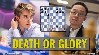 Death or Glory  Wei Yi vs Max Warmerdam  Tata Steel 2024 [upl. by Merce]