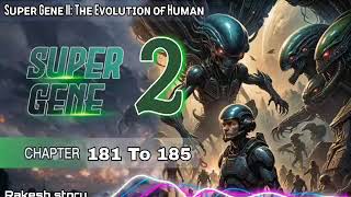 super gene 2  The Human Evolution Episode 181 To 185  Hindi audiobook  Rakesh Story [upl. by Iur113]