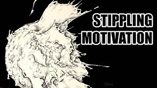 Stippling  Drawing Motivation [upl. by Ytirahc]