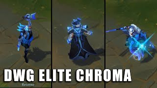 DWG Elite Chroma  Jhin Twisted Fate Leona Kennen e Nidalee [upl. by Treb466]