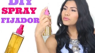 FIJADOR DE MAQUILLAJE CASERO FACILDIY SPRAY DE MAQUILLAJE CASERO 👌💛 [upl. by Horan]