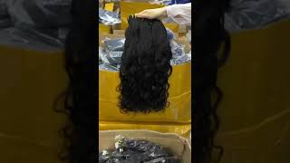 100 real human hair No synthetic fibers No mixing [upl. by Anelhtac]