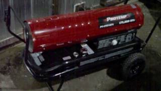 Review  Protemp 175000BTU Kerosene Heater [upl. by Hake824]