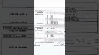 Board examination date sheet 2025 class 10th and 12th [upl. by Sibyl]