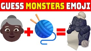 Guess the MONSTER By EMOJI  MY SINGING MONSTERS  SOUXLS VESSEL BABUSHKA KNITTSHURR BAY BOOOO [upl. by Anavlys751]