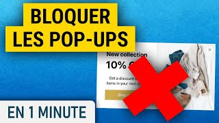 Bloquer les popups sur Chrome [upl. by Wilson]