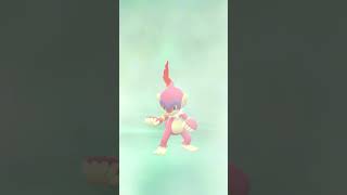 Shiny chimchar Evolves Into monferno In pokemon brilliantdiamond [upl. by Leann]